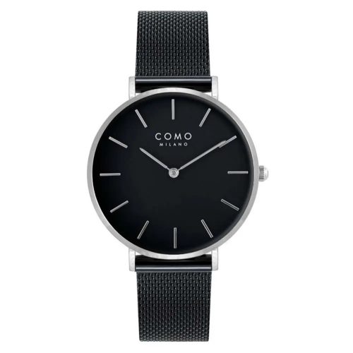 Como Milano Trendsetters női fekete számlapos fekete színű karóra