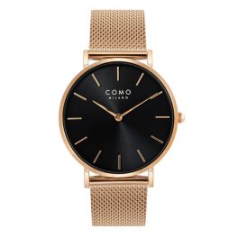 Como Milano Urban Legend férfi fekete számlapos rosegold színű karóra