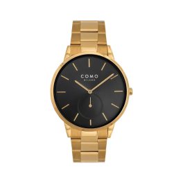 Como Milano Legend Today férfi fekete számlapos arany színű karóra