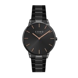 Como Milano New Casual női fekete számlapos fekete színű karóra