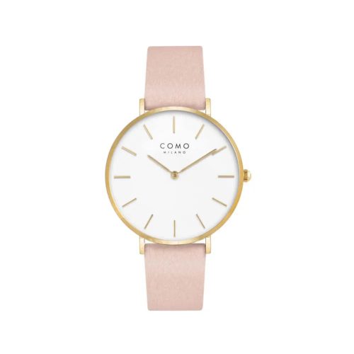 Como Milano Trendsetters női fehér számlapos rózsaszín színű karóra