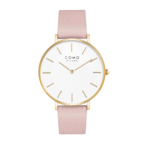 Como Milano Trendsetters női fehér számlapos rózsaszín színű karóra