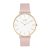 Como Milano Trendsetters női fehér számlapos rózsaszín színű karóra