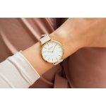 Como Milano Trendsetters női fehér számlapos rózsaszín színű karóra