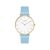 Como Milano Trendsetters női fehér számlapos kék színű karóra