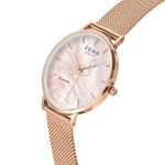 Como Milano Flamingo női rózsaszín gyöngyház számlapos rosegold színű karóra