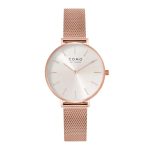 Como Milano Trendsetters női ezüst számlapos rosegold színű karóra