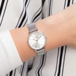 Como Milano Trendsetters női ezüst számlapos ezüst színű karóra