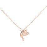 Como Milano Colibri női nyaklánc rosegold színben