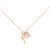 Como Milano Colibri női nyaklánc rosegold színben
