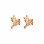 Como Milano Colibri női fülbevaló rosegold színben
