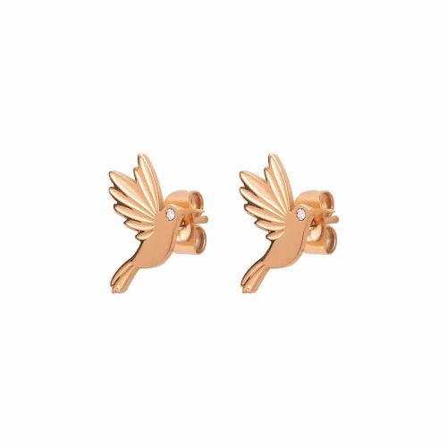 Como Milano Colibri női fülbevaló rosegold színben