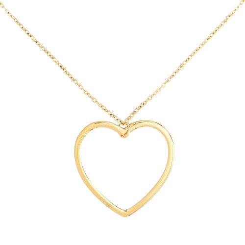Como Milano Heart női nyaklánc arany színben