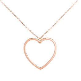 Como Milano Heart női nyaklánc rosegold színben