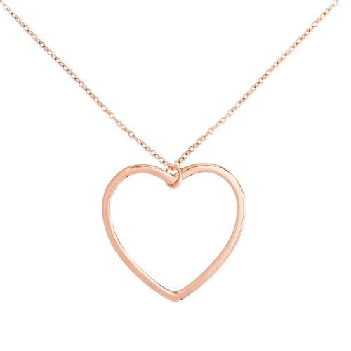 Como Milano Heart női nyaklánc rosegold színben
