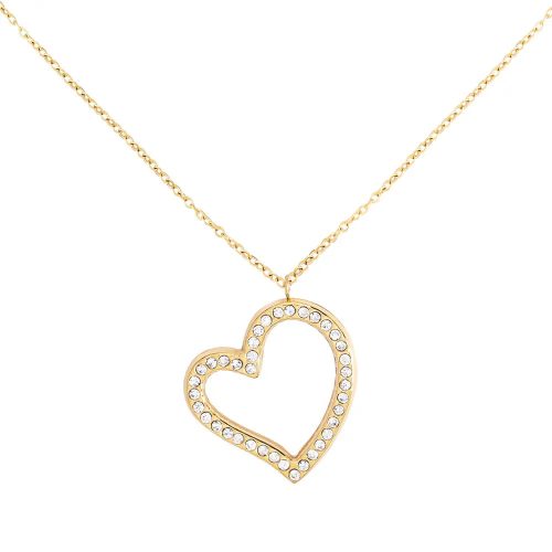 Como Milano Heart női nyaklánc arany színben