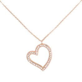 Como Milano Heart női nyaklánc rosegold színben