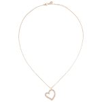 Como Milano Heart női nyaklánc rosegold színben