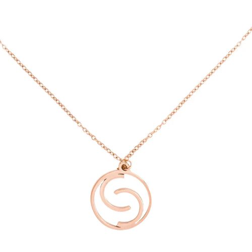Como Milano Logo női nyaklánc rosegold színben