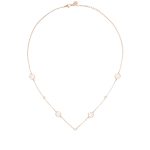 Como Milano Logo női nyaklánc rosegold színben