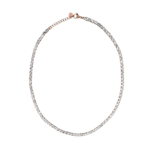 Como Milano Starlight női nyaklánc rosegold színben