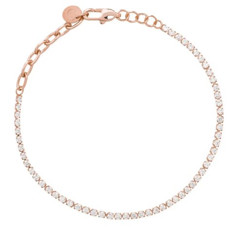 Como Milano Starlight női karkötő rosegold színben