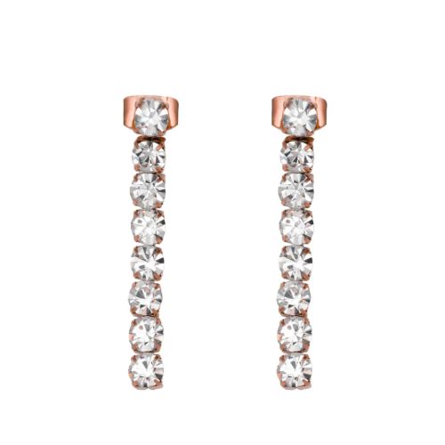 Como Milano Starlight női fülbevaló rosegold színben