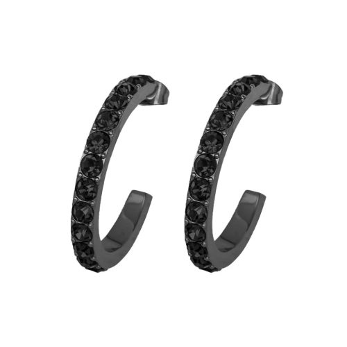 Como Milano Starlight női fülbevaló fekete színben